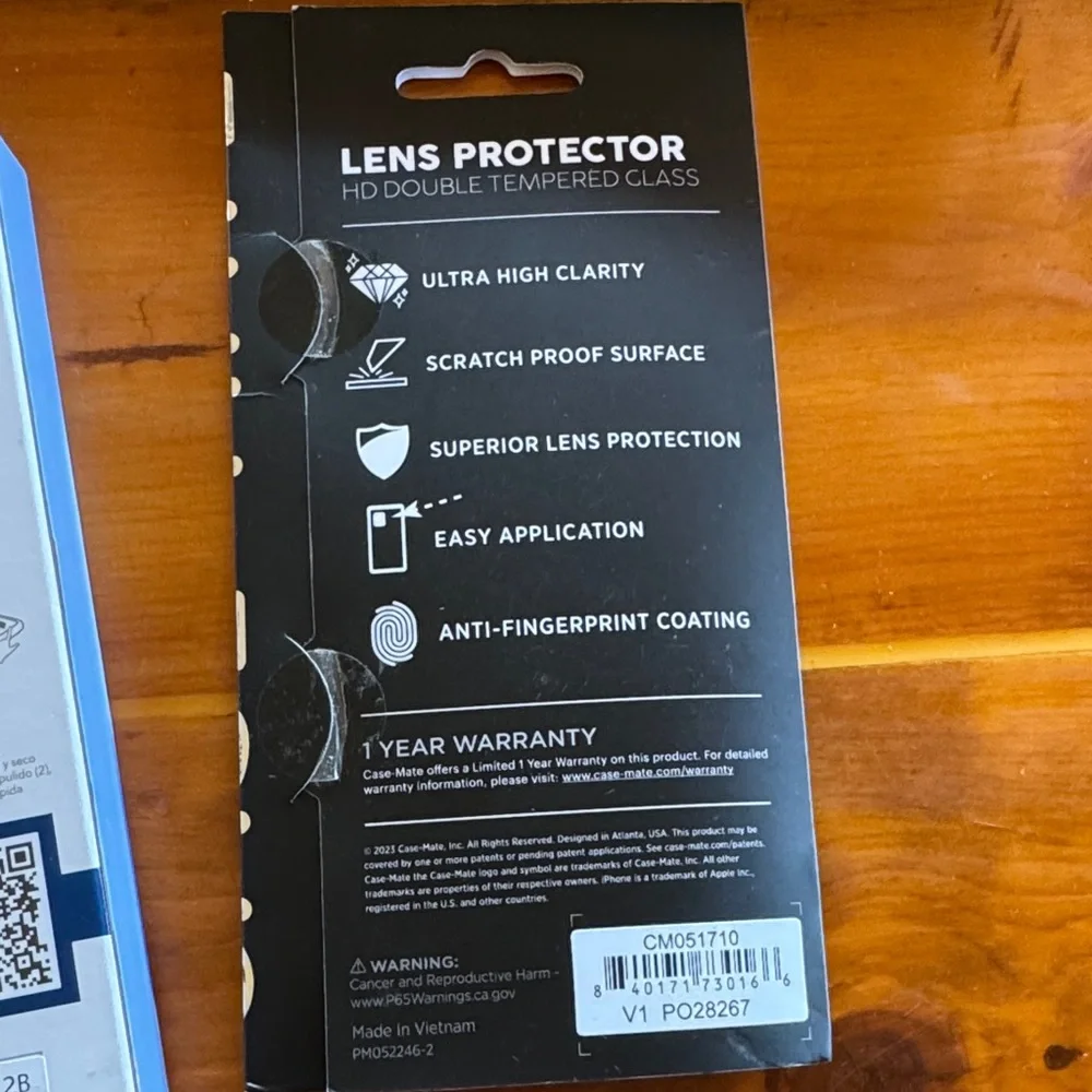Glass Screen Protector for iPhone 15 Pro Max - 2 Pack